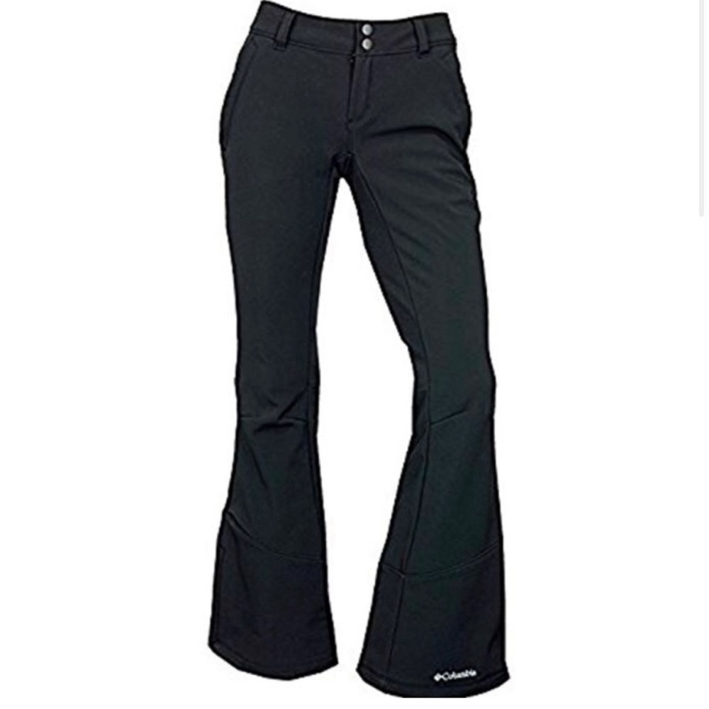 NWT - Columbia Black Ski Snow Pants size 2 Omni Heat Windproof.